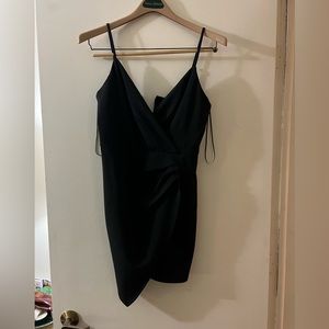 Black mini dress